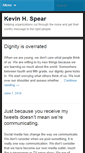 Mobile Screenshot of kevinspear.com