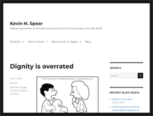 Tablet Screenshot of kevinspear.com